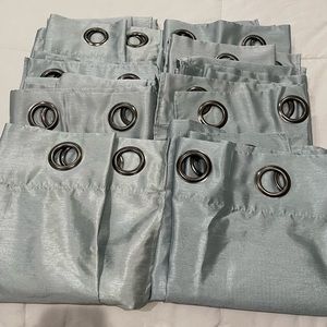 Used Dark mint curtains panels